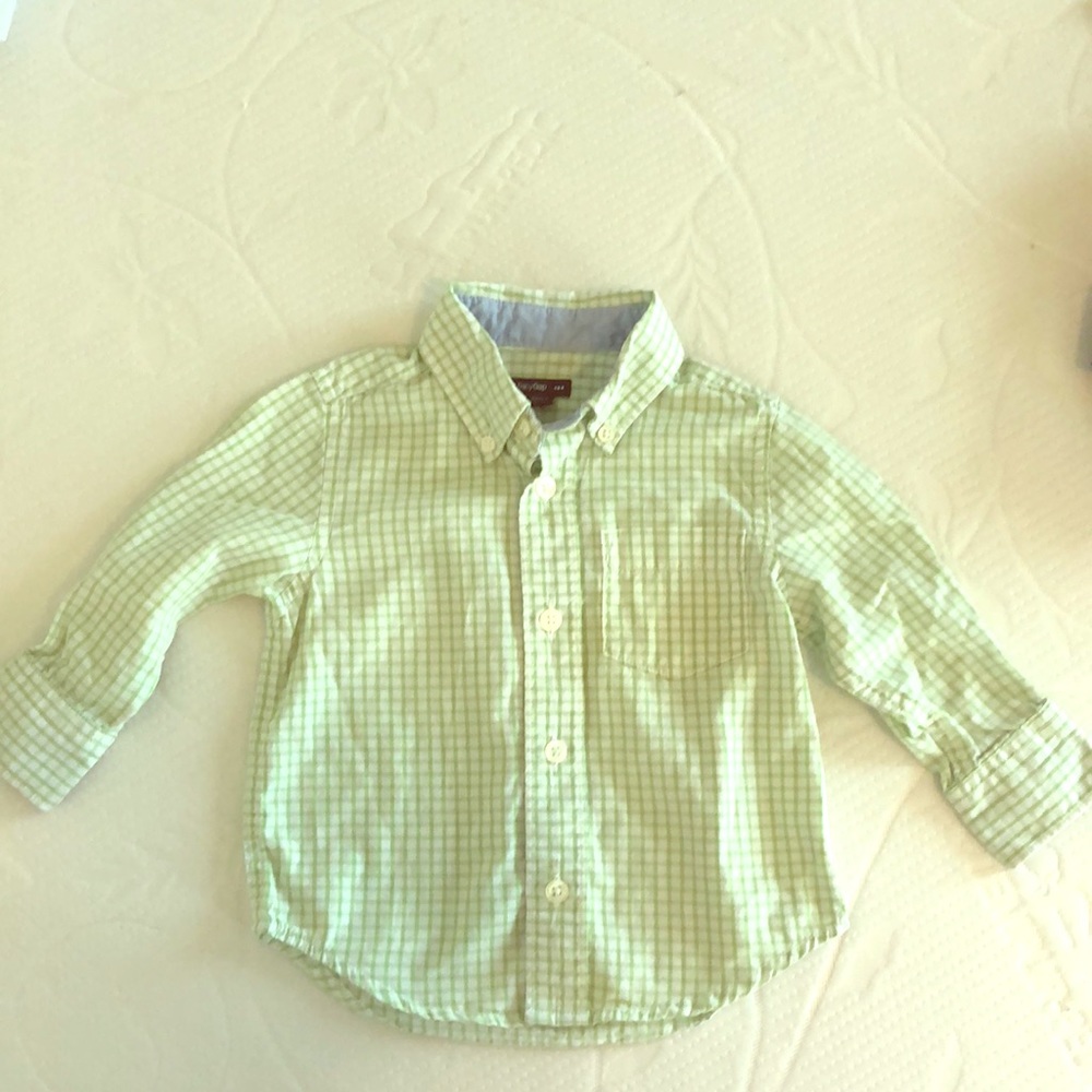 12-18 month boy button up shirt